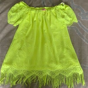 Lily Pulitzer off the shoulder sz S